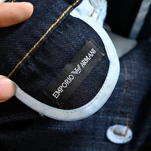 D100534秋季男士商务立体裁剪直筒牛仔裤休闲裤 商品图11