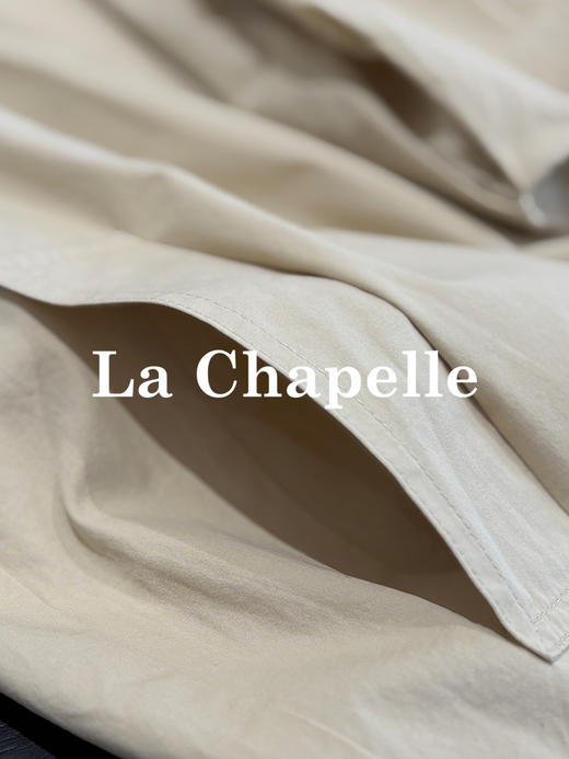 会员福利【敲重工！里外100棉】拉夏贝尔/La Chapelle简约气质纯棉风衣外套中长款英伦风别致时尚上衣 商品图4