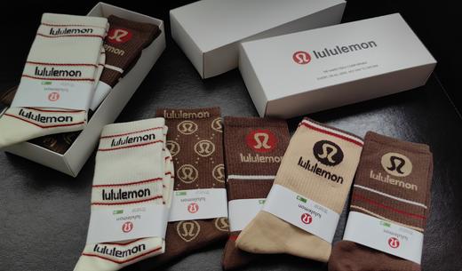 男女同款lulu新款字母高筒秋冬棉线袜 商品图2