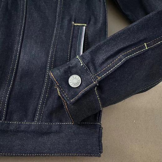 D100532时尚休闲男士双狛犬刺绣牛仔夹克外套 商品图11