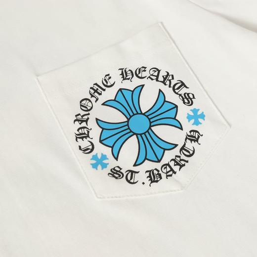 中性款口袋印花长袖T恤C01 商品图2