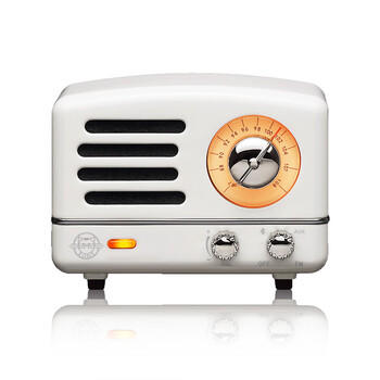 猫王收音机猫王音响小王子OTR无线便携式蓝牙音箱家用户外可爱复古小音响 纯真白 节日礼物送男生女生 商品图0