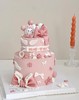 小兔子蝴蝶结卡通双层蛋糕-无添加低糖处理 商品缩略图1
