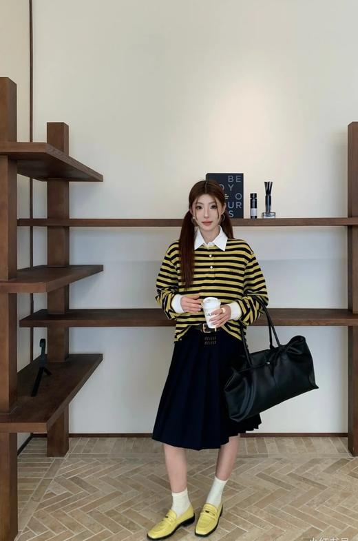 105-9 月中发 25SS早秋学院风少女半裙 商品图4