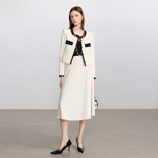 IWY/气质小香风西装外套半裙两件套女秋冬新款名媛职场穿搭正装CS2358 商品图0
