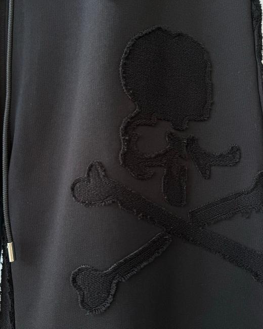 中性款刺绣毛边休闲裤长裤 商品图3