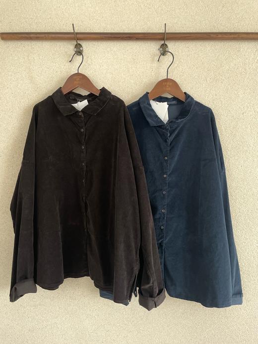 ALBUM DI FAMIGLIA 天鹅绒小短领衬衫 商品图14