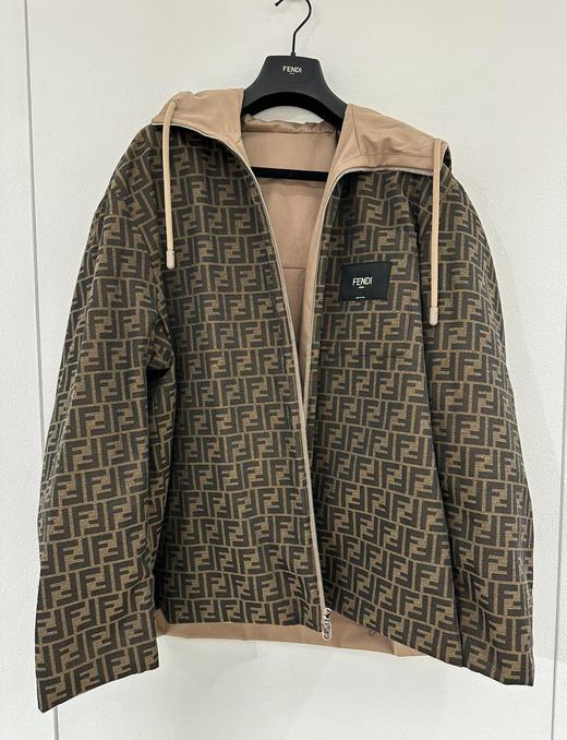 男款连帽双面风衣外套011 商品图3