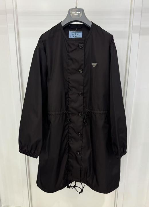 女款三角标長款風衣外套020 商品图0