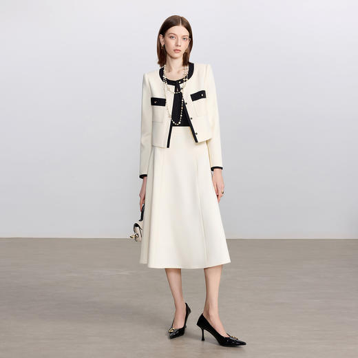 IWY/气质小香风西装外套半裙两件套女秋冬新款名媛职场穿搭正装CS2358 商品图1