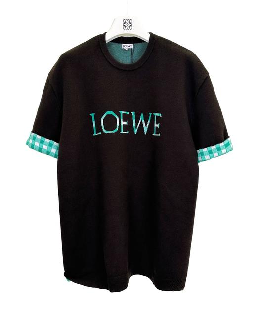 男款格纹短袖针织衫014 商品图0