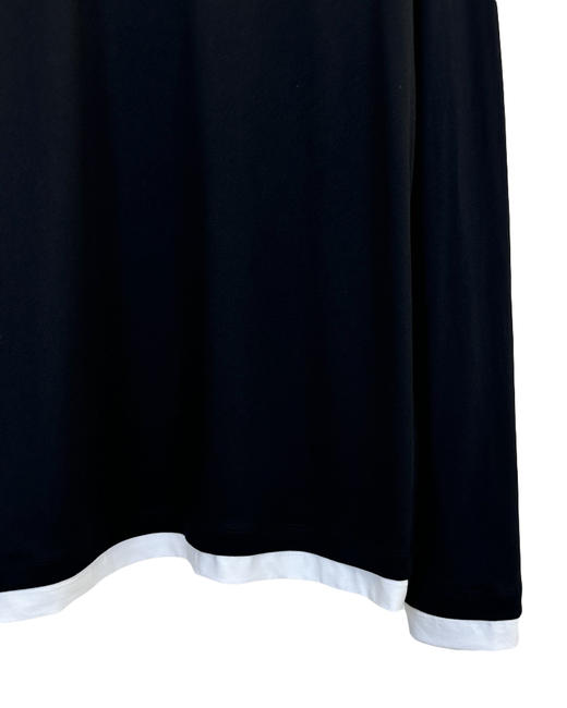 男款假两件长袖T恤020 商品图2