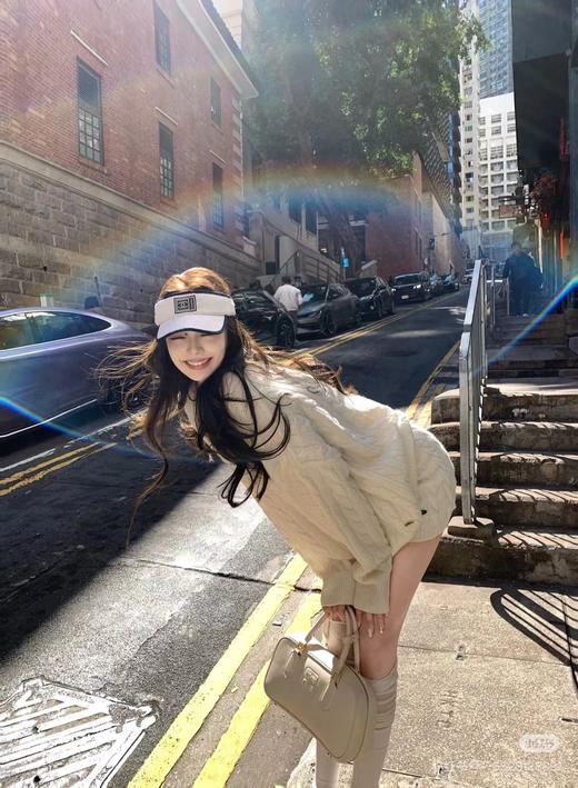 D100520复古松弛感绞花Polo领针织衫毛衣 商品图4