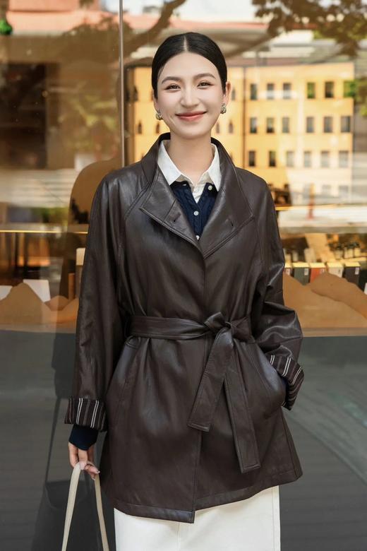 法式设计PU皮衣外套女 ME4080 商品图9