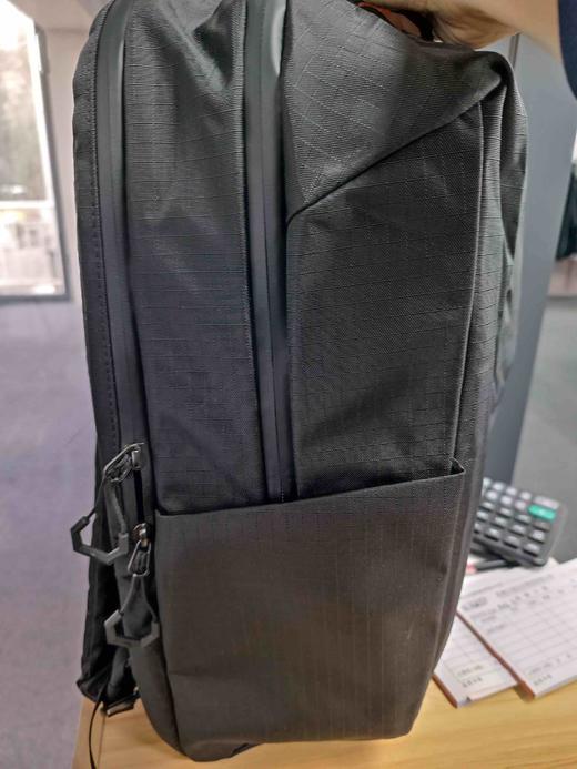 XY/安踏男女运动休闲大容量双肩背包192427162--1基础黑色 商品图3