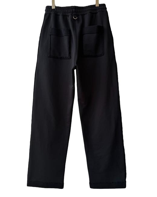 中性款刺绣毛边休闲裤长裤 商品图1