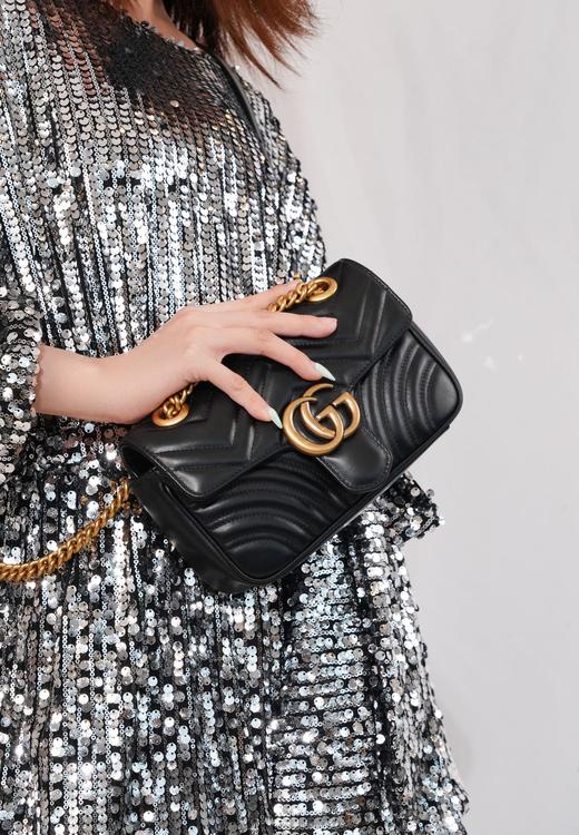 预售：PS10天发货  𝐆𝐆 𝐌𝐚𝐫𝐦𝐨𝐧𝐭 黑色  22CM 小号 （MM） 商品图2