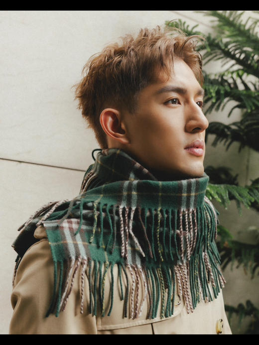 金婧同款 男女同款羊绒流苏围巾 商品图6