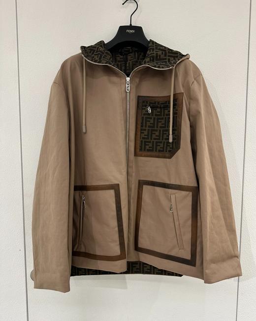 男款连帽双面风衣外套011 商品图0