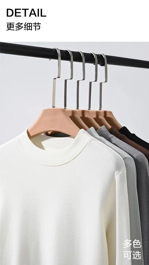 LS竹纤维女士简约奢感羊绒打底衫2552 商品图4