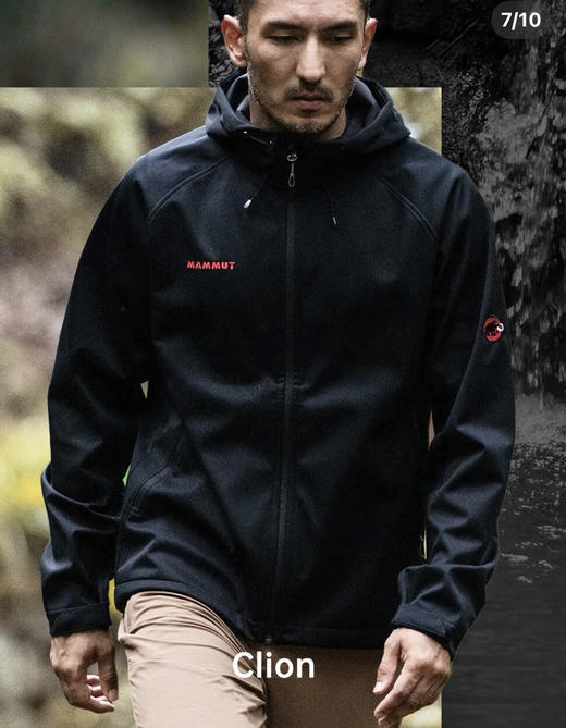 新款毒家！ 25年秋冬季！！猛犸象加绒款红标软壳外套   防泼水外套 商品图0