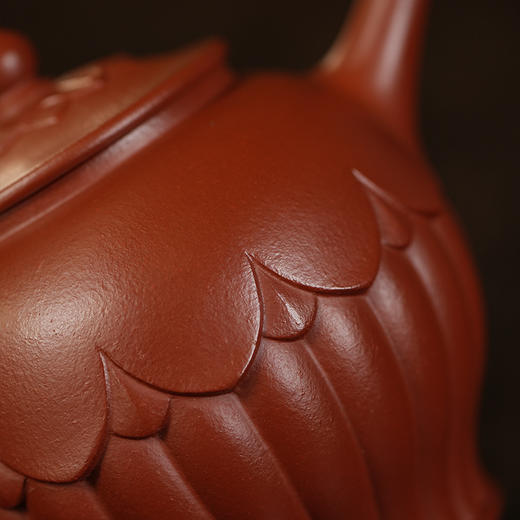 龙德堂陶艺 汤宣武《心莲》原矿大红袍 220 cc  库存请咨询客服 商品图3