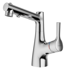 法恩莎卫浴 面盆抽拉龙头F1A8910CL-CP 可升降