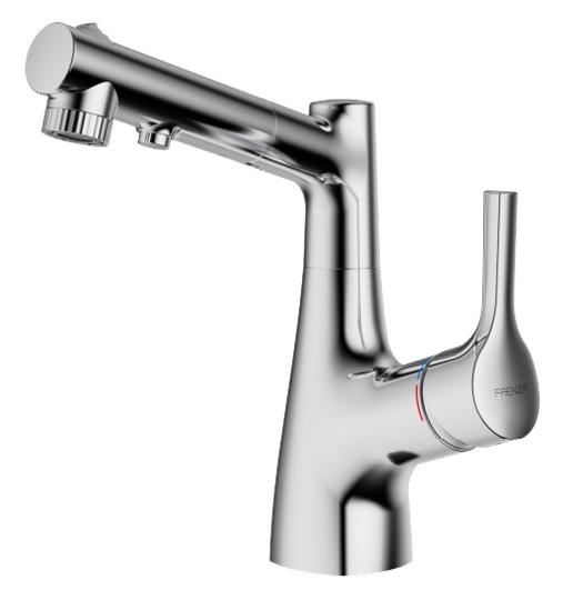 法恩莎卫浴 面盆抽拉龙头F1A8910CL-CP 可升降 商品图0