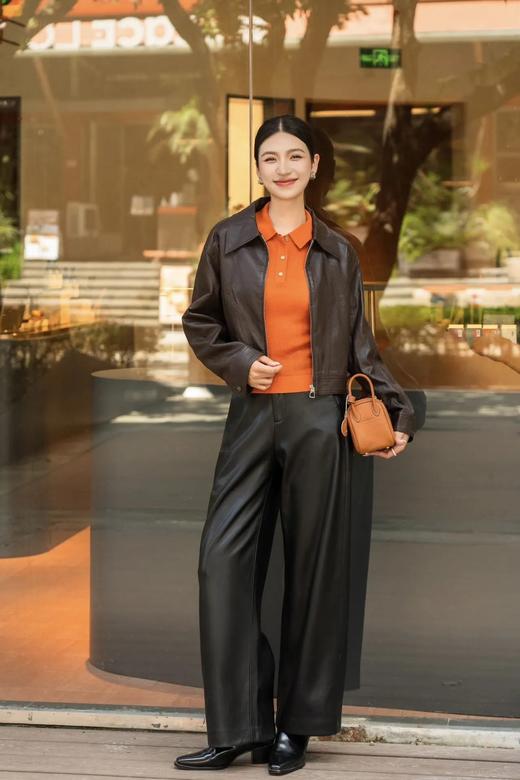 复古宽松机车皮夹克 ME4062 商品图9