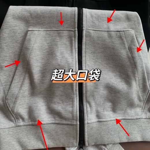 乔家时尚简约连帽开衫拉链卫衣外套（FV8603） 商品图14