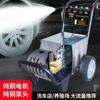 博赫尔（POHIR）商用洗车机高压水枪大功率AR泵商用220v工业高压清洗机 PH-1515 商品图3