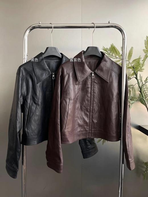 复古宽松机车皮夹克 ME4062 商品图11