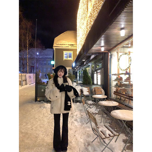 金蘑菇菇 芬兰SAGA 点子狐狸/ 进口芬兰斑点狐狸皮草 商品图3