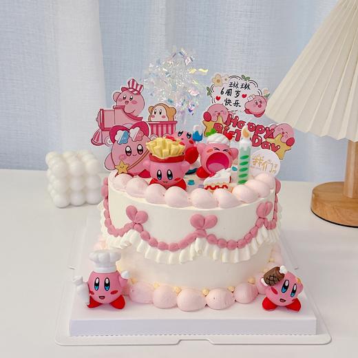 星之卡比卡通玩偶蛋糕-低糖处理无添加 商品图0