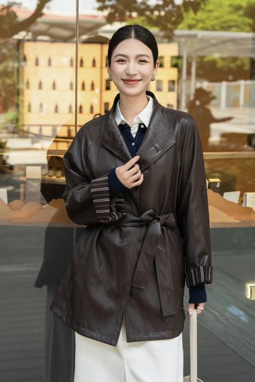 法式设计PU皮衣外套女 ME4080 商品图13