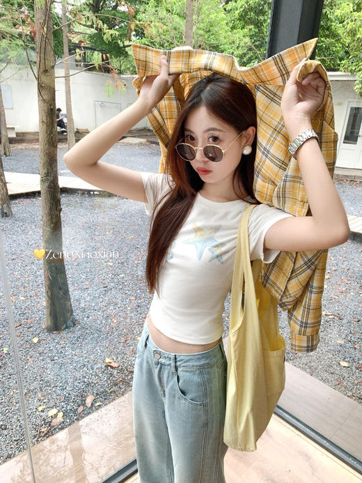 <曾小咸推荐>4.6现货秒杀！微信超特价！开叉直筒牛仔裤 日常209.99 立减110 秒杀99.99！ 商品图9