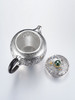 子佩集【花开福来】S999银摆件【ZJ037】茶具格桑花嵌金小茶壶2509 商品缩略图8