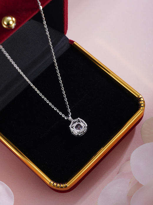 子佩集【粉红心绪】S925银套链【YL-7928103】锆石项链2509 商品图7