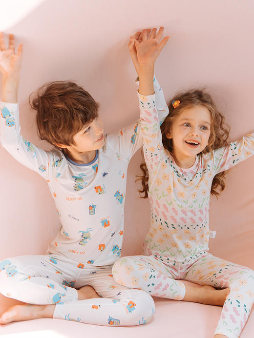 新款！圆圆自留款~轻薄透气王炸睡衣❗女宝男宝都有！美国高端童装【Dreamy Diary纯棉双层纱儿童套装、莫代尔套装】上海百盛、久光百货专柜有售！A类婴幼儿标准 ✅穿着零感无负担丨品牌直发 商品图14