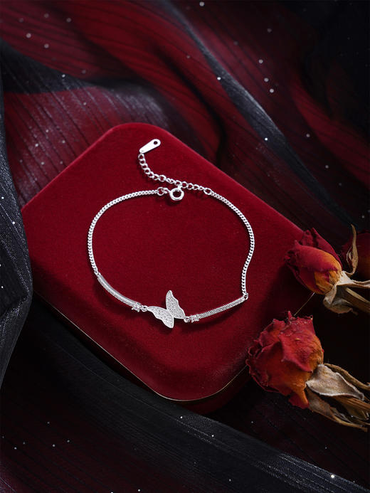 子佩集【相思引蝶】S925银手链【YS01268】时尚蝴蝶2509 商品图6
