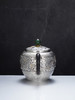 子佩集【花开福来】S999银摆件【ZJ037】茶具格桑花嵌金小茶壶2509 商品缩略图4