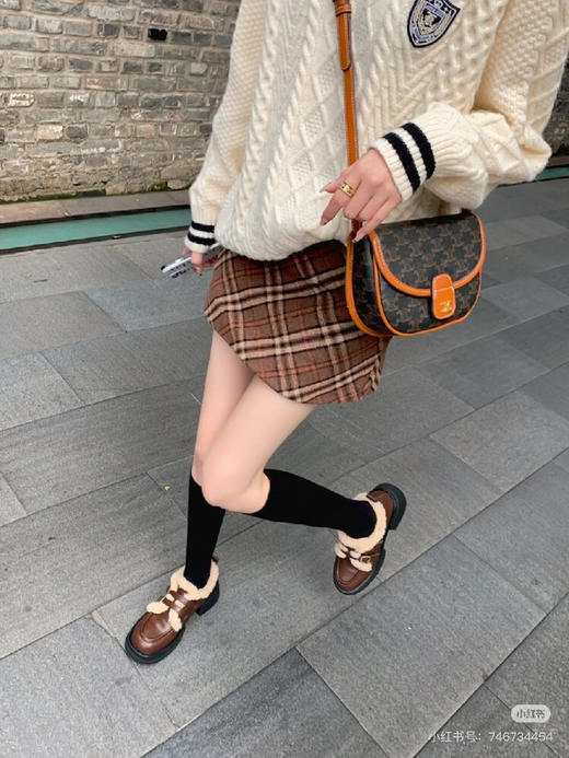 学院风麻花毛衣 商品图3