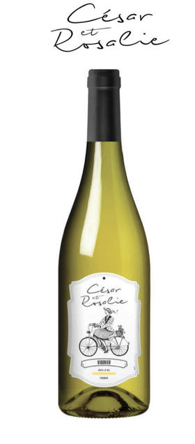 凯与萝维奥涅干白葡萄酒，法国 Cesar en Rosalie, Viognier, Languedoc, France