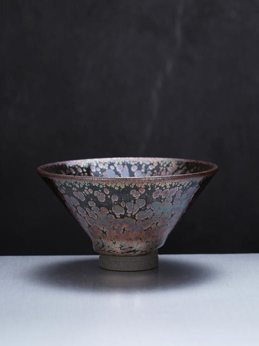 子佩集【娇花照水】S990银摆件【YSYCJ004】茶具品茗杯原创作品茶杯紫花丝莲花2509 商品图2