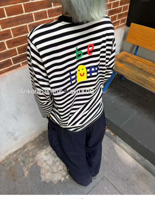 原单AnKoRa*安高若插画款涂鸦款长袖打底衫092308 商品图1