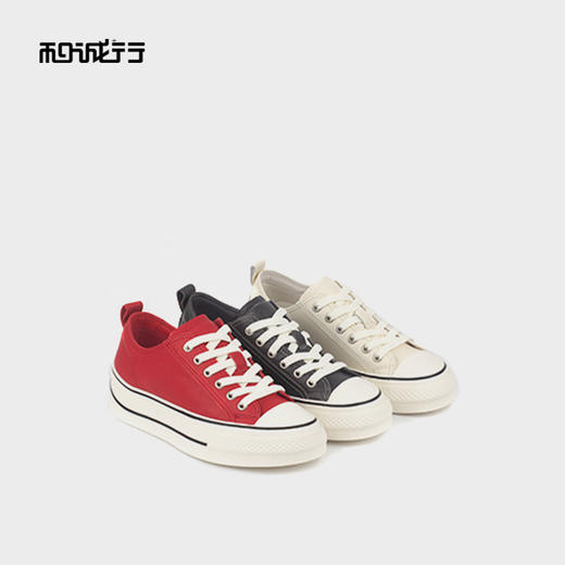 和诚行2025秋季新款厚底休闲时尚舒适百搭女式休闲鞋0551267 商品图4