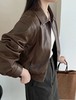 复古乌托邦～羊皮革拉链皮衣 B04LDR22403 商品缩略图8