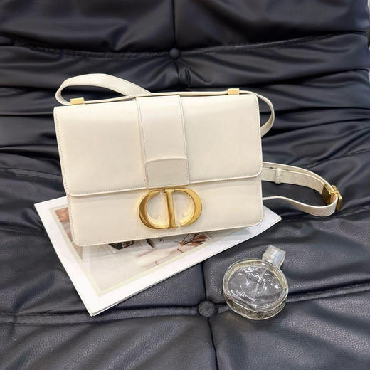 dior 蒙田 中号 米白 box牛皮 商品图0