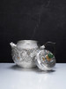 子佩集【花开福盈】S999银摆件【ZJ036】茶具牡丹花嵌金小茶壶2509 商品缩略图3