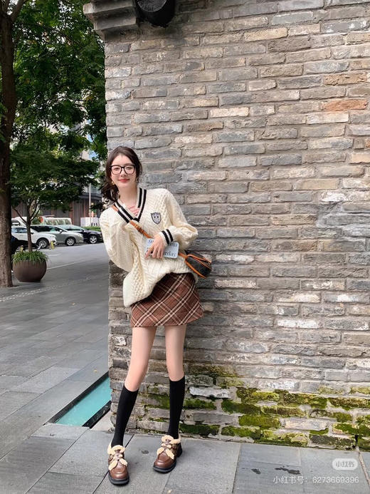 学院风麻花毛衣 商品图2